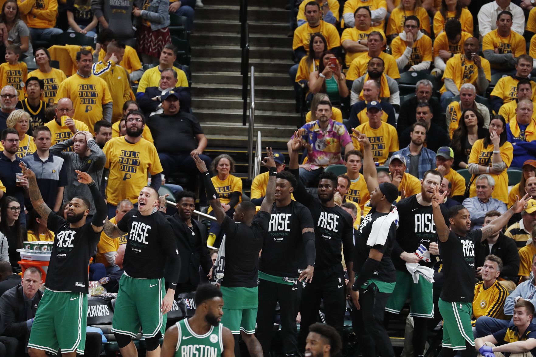 NBA: Playoffs-Boston Celtics at Indiana Pacers
